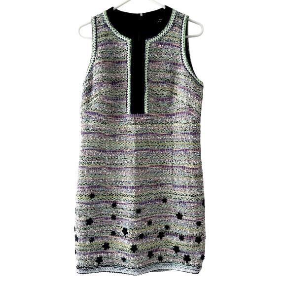 ANDREW GN Dress Sleeveless US Women's Size 10 Made In France Excellent Colorful - Picture 1 of 8